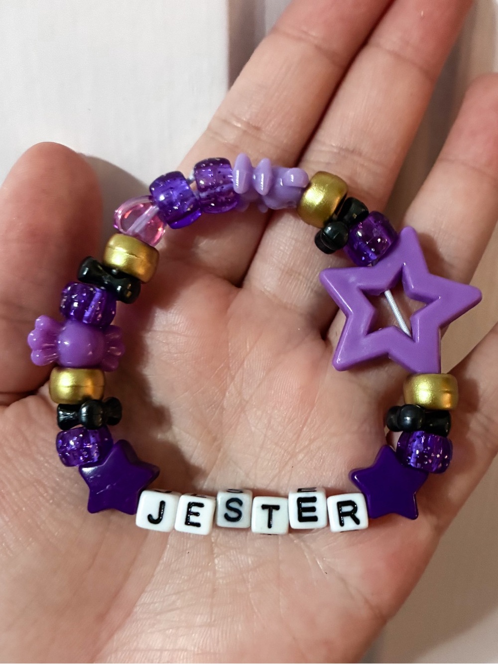 The Freak Circus: Jester Inspired Kandi Bracelet